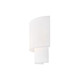 Textile One Light Wall Sconce (FAB-5770-WHTE)