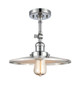 Innovations - 201F-PC-MFR-PC-12 - One Light Semi-Flush Mount - Franklin Restoration - Polished Chrome Innovations - 201F-PC-MFR-PC-12 - One Light Semi-Flush Mount - Franklin Restoration - Polished Chrome