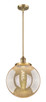 Innovations - 201S-BB-G208-14 - One Light Pendant - Franklin Restoration - Brushed Brass