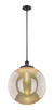 Innovations - 201S-BK-G208-18 - One Light Pendant - Franklin Restoration - Matte Black