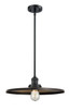 Innovations - 201S-BK-MFR-BK-16 - One Light Mini Pendant - Franklin Restoration - Matte Black