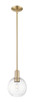 Innovations - 716-1S-CB-G458-7CL - One Light Mini Pendant - Arcadia - Champagne Bronze