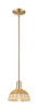 Innovations - 716-1S-CB-NBD2-75-NAT - One Light Mini Pendant - Arcadia - Champagne Bronze