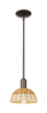 Innovations - 716-1S-OB-NBD2-75-NAT - One Light Mini Pendant - Arcadia - Oil Rubbed Bronze