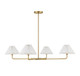 Four Light Chandelier (M100121NB)
