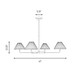 Four Light Chandelier (M100121NB)