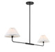Two Light Linear Chandelier (M100122MBK)