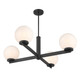 Four Light Chandelier (M100123MBK)