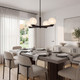 Four Light Chandelier (M100123MBK)