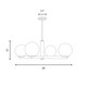 Four Light Chandelier (M100123MBK)