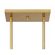 Three Light Linear Chandelier (M100125NB)