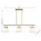 Three Light Linear Chandelier (M100125NB)