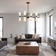 Eight Light Chandelier (M100126MBK)