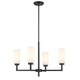 Four Light Chandelier (M100129MBK)