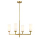 Four Light Chandelier (M100129NB)
