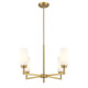 Four Light Chandelier (M100129NB)