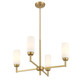 Four Light Chandelier (M100129NB)