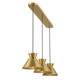 Three Light Linear Chandelier (M100134NB)