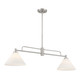 Meridian - M100136BN - Two Light Chandelier - Brushed Nickel