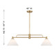 Two Light Linear Chandelier (M100136NB)