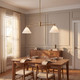 Two Light Linear Chandelier (M100136NB)
