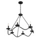 Six Light Chandelier (M100137MBK)