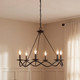 Six Light Chandelier (M100137MBK)