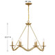Six Light Chandelier (M100137NB)