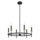 Six Light Chandelier (M100140MBKNB)