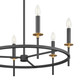 Six Light Chandelier (M100140MBKNB)