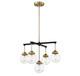 Mchan Five Light Chandelier (M10041ORBNB)