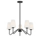 Five Light Chandelier (M10060MBK)
