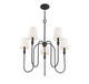 Mchan Five Light Chandelier (M10077AI)