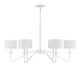 Six Light Chandelier (M10092BQW)