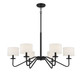 Six Light Chandelier (M10092MBK)
