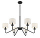 Six Light Chandelier (M10092MBK)