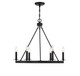 Meridian - M10093MBK - Six Light Chandelier - Matte Black Meridian - M10093MBK - Six Light Chandelier - Matte Black