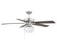 Meridian - M2009BN - 52 Ceiling Fan - Mceil - Brushed Nickel