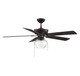 Meridian - M2009ORB - 52Ceiling Fan - Mceil - Oil Rubbed Bronze