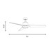 52" Ceiling Fan (M2012BN)
