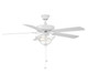 Meridian - M2019WHRV - 52 Ceiling Fan - Bisque White