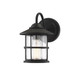 Moutd One Light Outdoor Wall Lantern (M50014BK)
