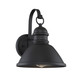 Moutd One Light Outdoor Wall Lantern (M50016BK)