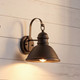 Moutd One Light Outdoor Wall Lantern (M50016BK)