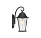Moutd One Light Outdoor Wall Lantern (M50023BK)