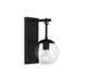 Moutd One Light Outdoor Wall Lantern (M50029BK)