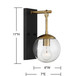 Moutd One Light Outdoor Wall Lantern (M50029ORBNB)