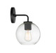 Moutd One Light Outdoor Wall Lantern (M50044BK)