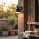 Moutd One Light Outdoor Wall Lantern (M50049BK)