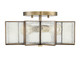 Msemi Two Light Semi-Flush Mount (M60004NB)